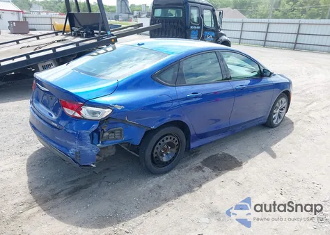 2015 Chrysler 200 S z USA, uszkodzony, nr VIN 1C3CCCBB0FN553087